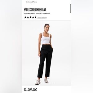 Endless Athleta Black Tailored Trousers